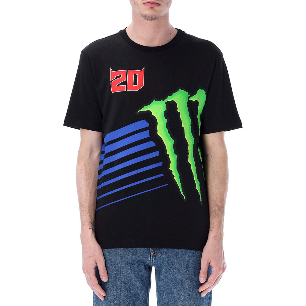 Fabio Quartararo - T-shirt Dual FQ20 Monster N°2 - 2023 Noir / Vert