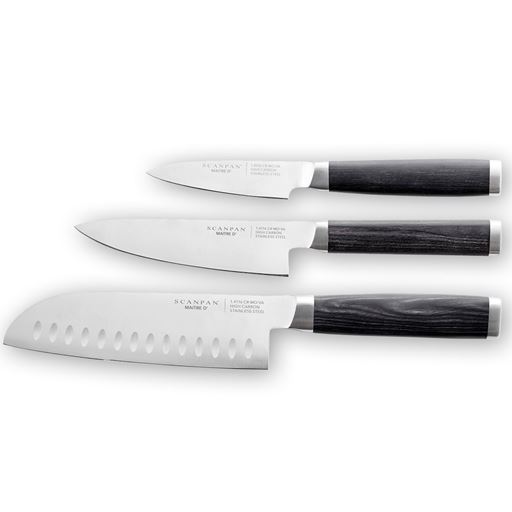 SCANPAN Maitre D' Asiatisk knivsæt, 3 dele