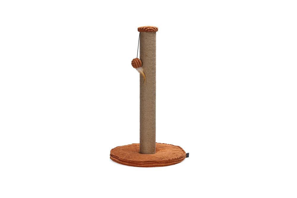 Designed by Lotte Ribbed - Krabpaal - Terracotta - 41x41x70 cm