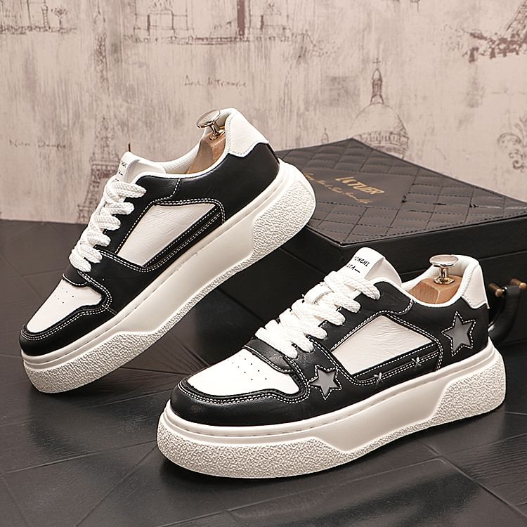 Mr Ozera - Platform Star Panel Sneakers