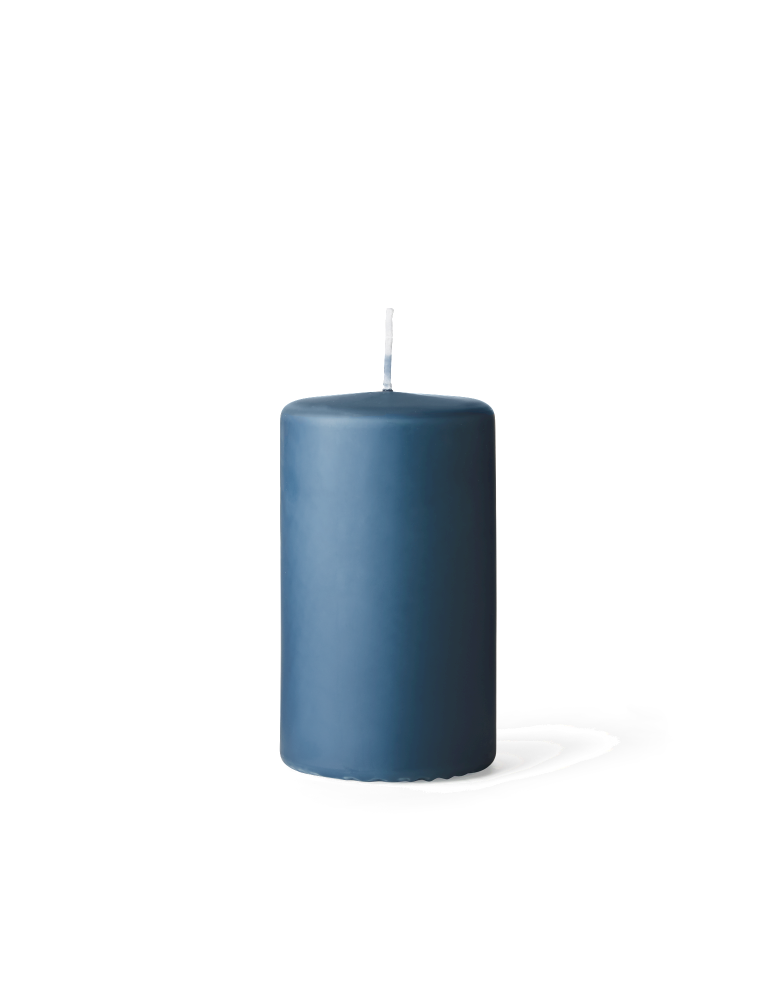 Bloklys 10 cm | Paraffin. 5,7 x 10 cm. | Stone Blue