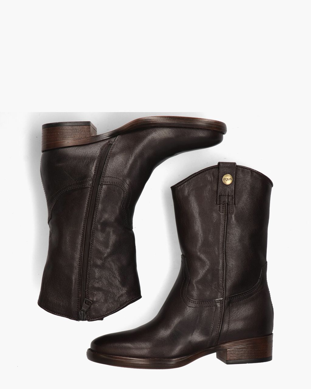 Mjus L46201 Donkerbruin Damesboots