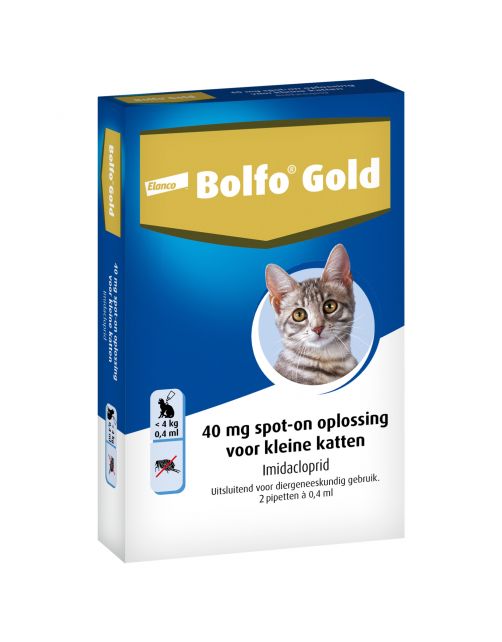Bolfo Gold Kat 40 - Anti vlooienmiddel