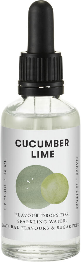 Aarke Kitchenware Flavour Drops - Cucumber Lime Transparent & grøn