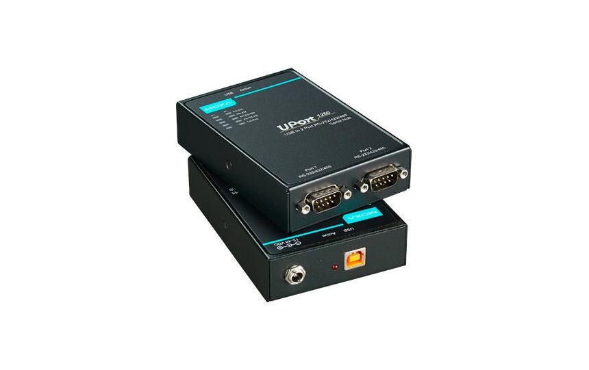 Schnittstellenkonverter UPort 1250<br>2-Port RS-232/422/485 USB-zu-Serial-Konverter