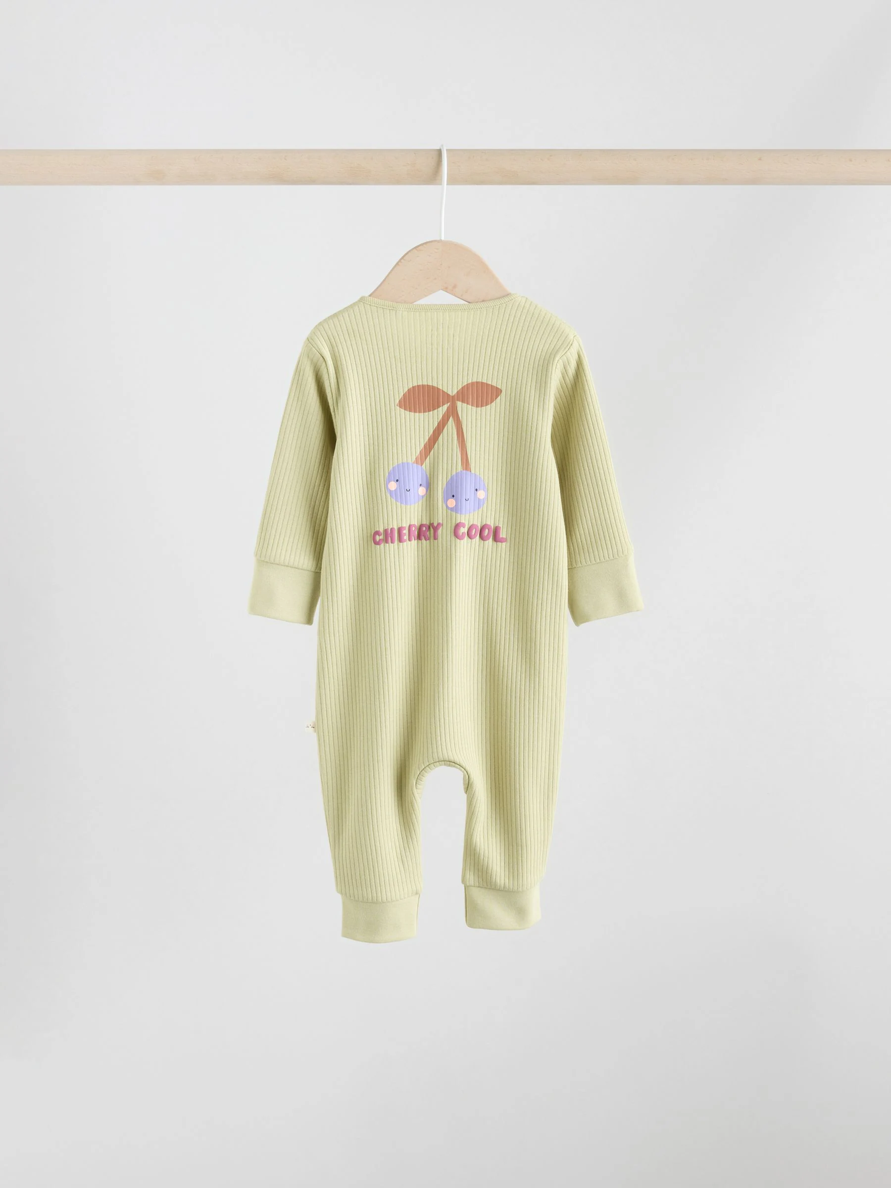 Meerkleurig met bloemenprint - Verpakking van 3 babyslaappakjes met tweewegrits (0 mnd - 3 jr)