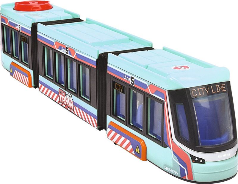 Dickie Toys - Tram Siemens Avenio - Voertuig Vrijloop - 42 cm - Speelgoed voor Kinderen