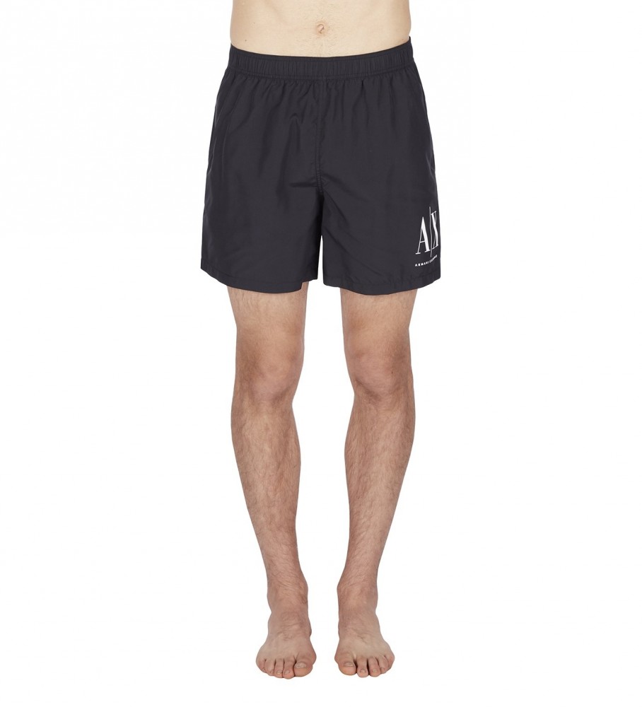 Maiô boxer Armani Exchange Icon Logo preto