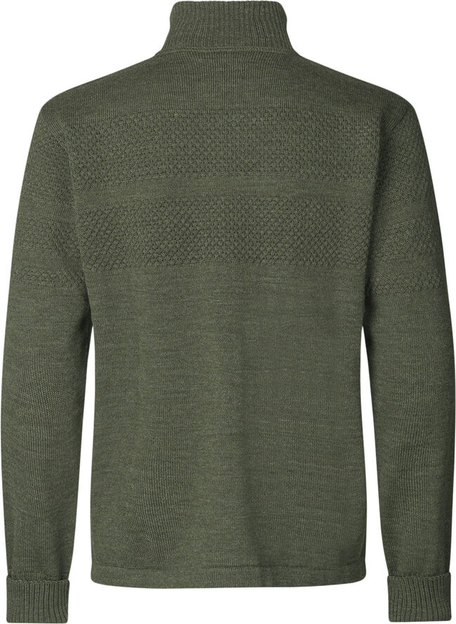 Mads Nørgaard - Copenhagen Wool Klemens Zip Knit Tarmac