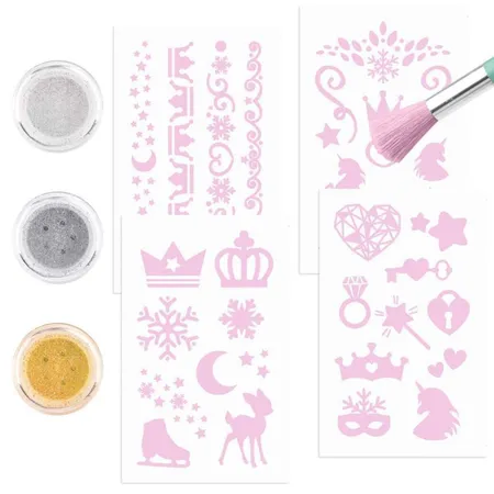 Depesche Fantasy Model Glitzer Tattoo Set Icefriends