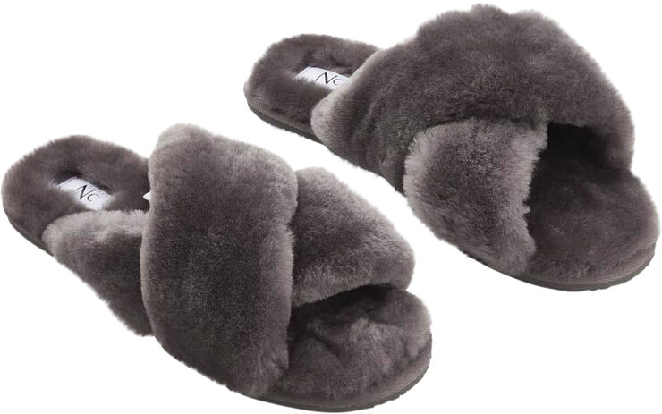 NATURES Collection Slippers Dark grey