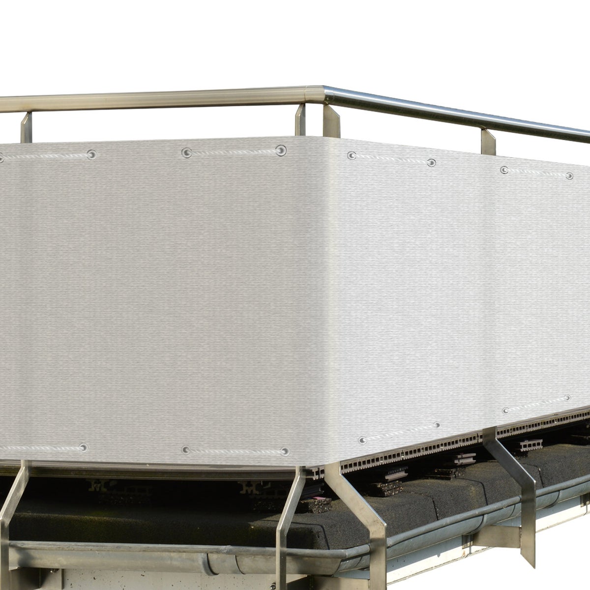Sol Royal SolVision HB2 Balkonoverkapping 90x500cm Wit Polyethyleen
