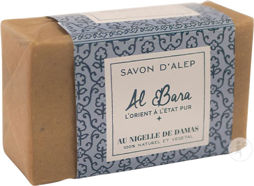 Al Bara Savon D'Alep Au Nigelle De Damas 150g