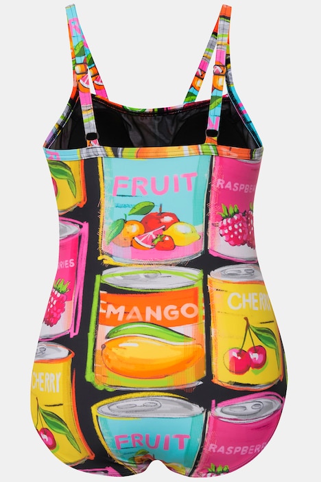 Badeanzug, Obstkonserven, Softcups, recycelt