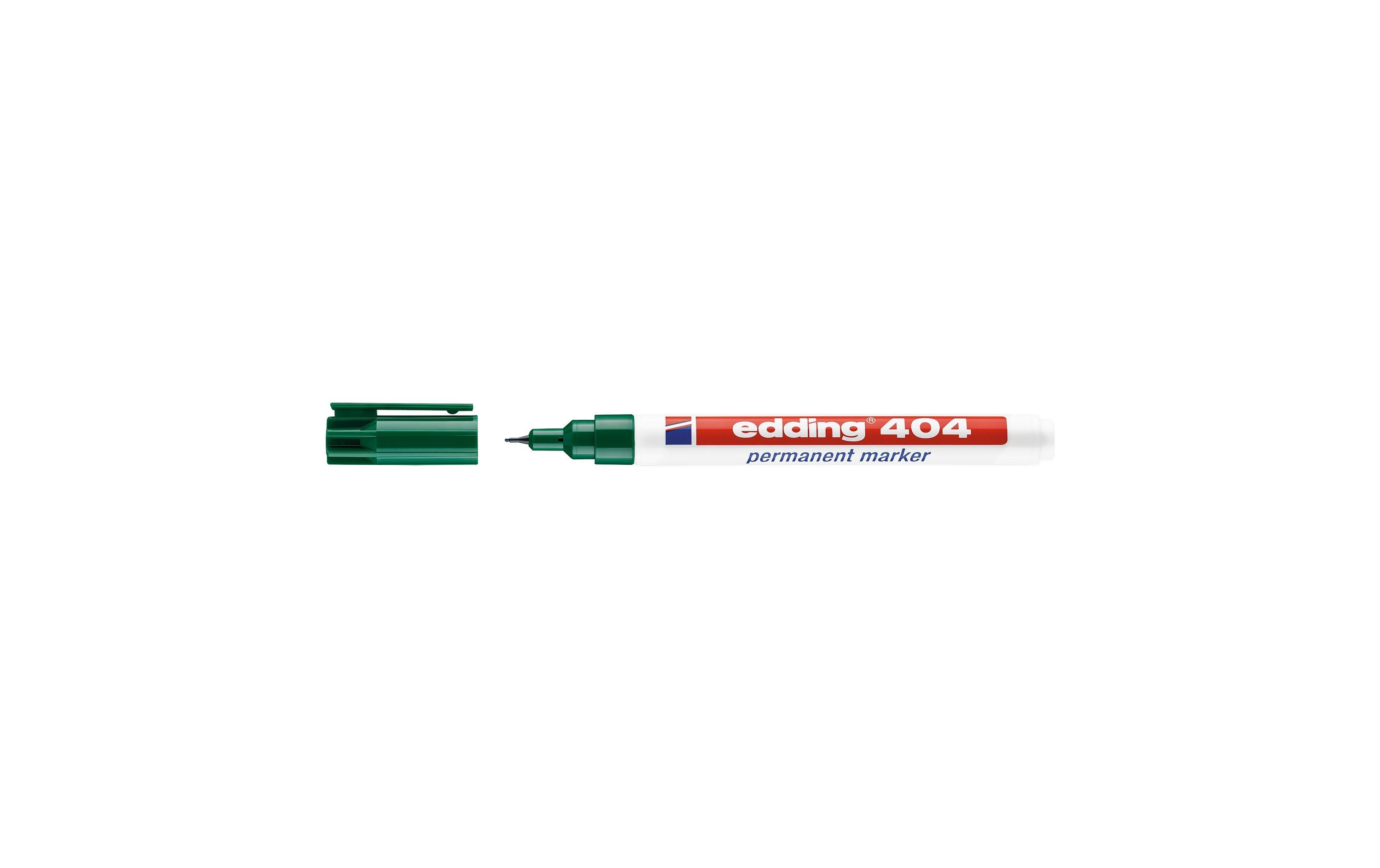 Permanent-Marker 404 GrünPermanentmarker zum extra feinen Markieren und Beschriften