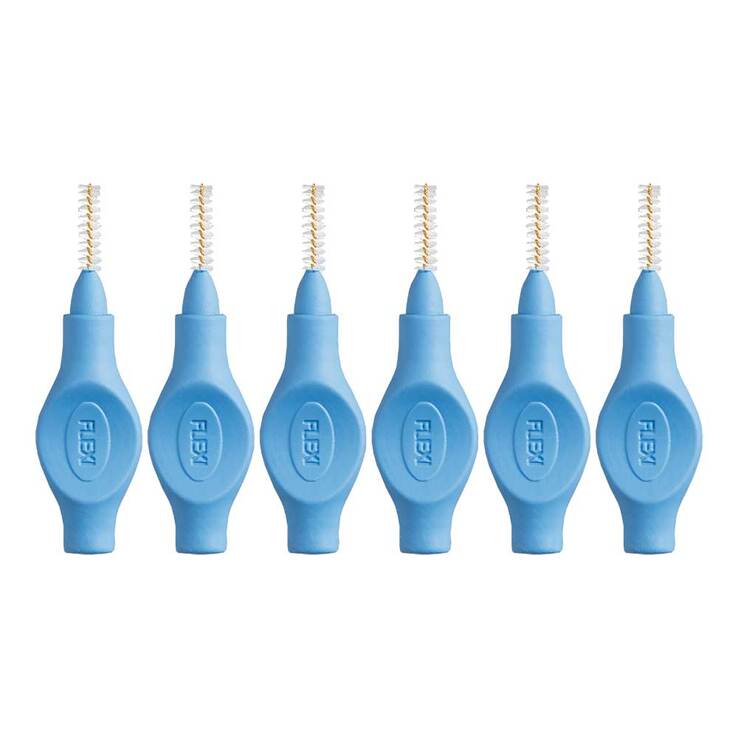 Tandex Flexi Interdentalbürste aqua blue PHD1.0 / ISO2, 6X1 St