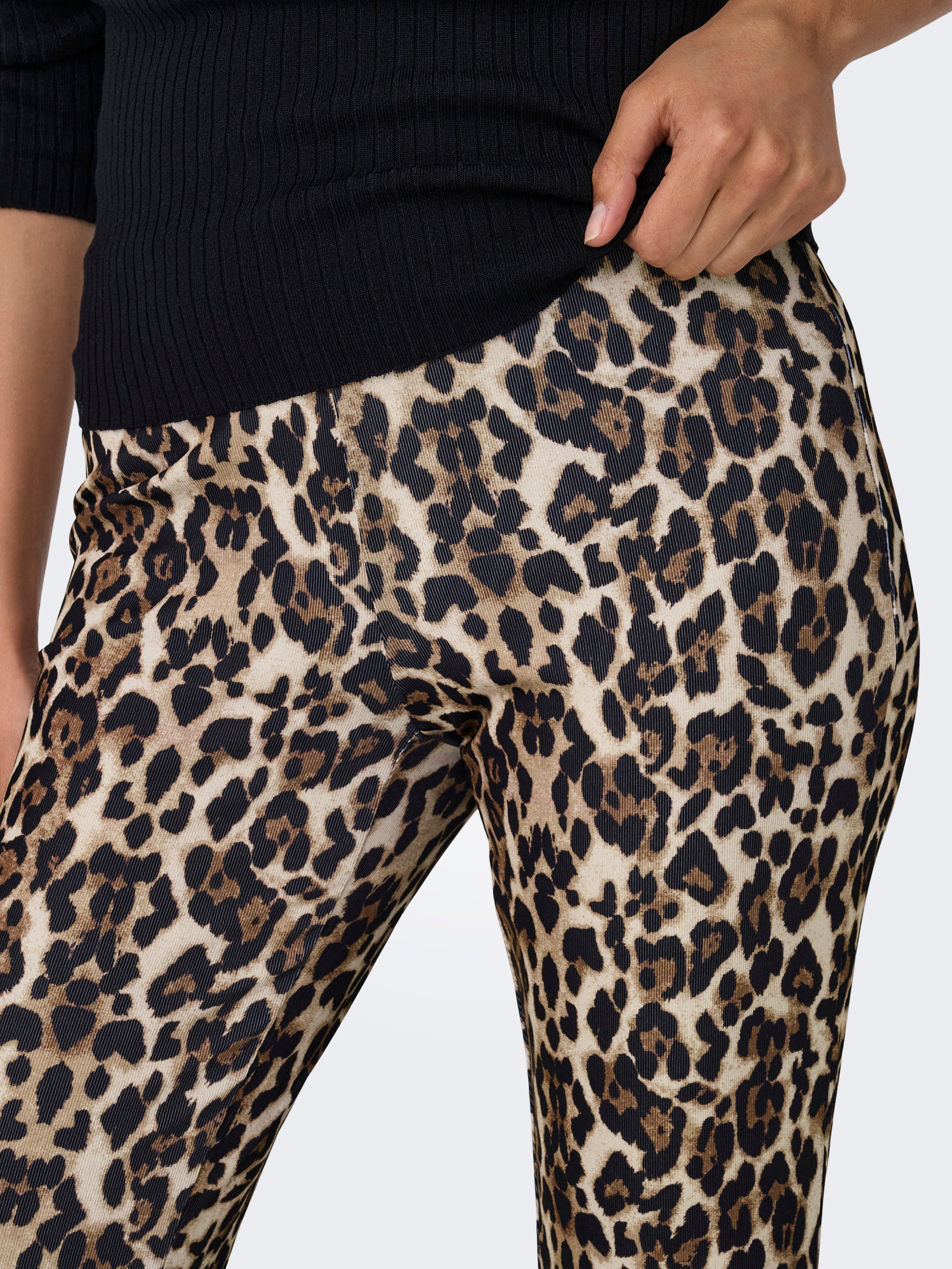 ONLANNA Hohe Taille Ausgestellt Hose Black