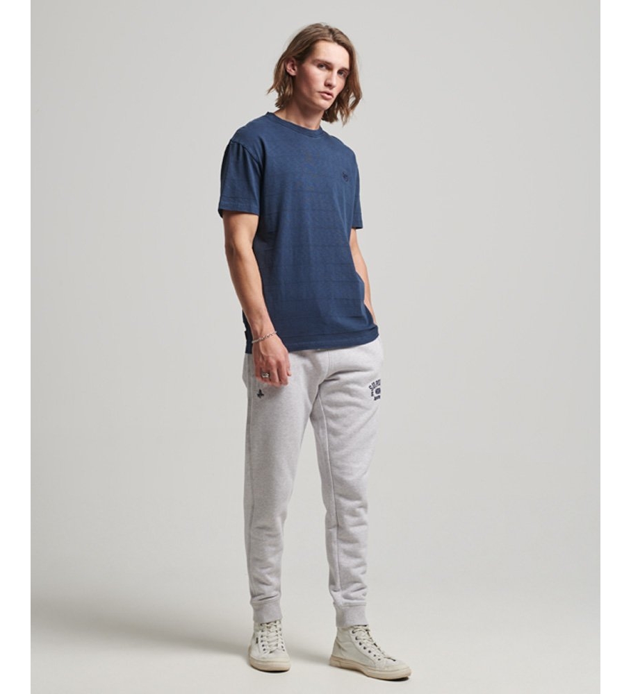Calça de ginástica esportiva vintage Superdry cinza