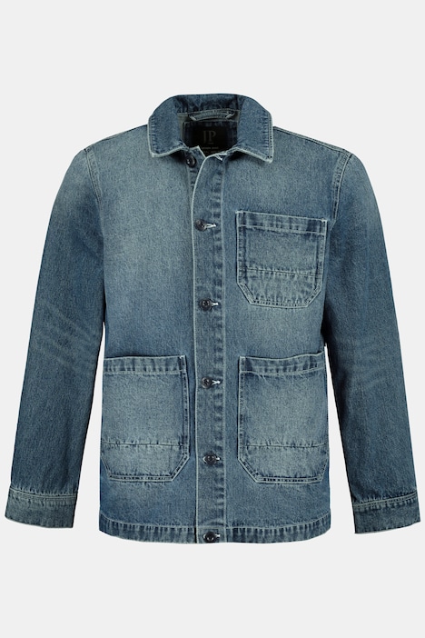 Jeansjacke, Workerstyle, große Taschen