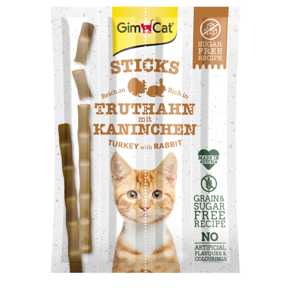 GimCat Sticks Kalkoen & Konijn4 stuks
