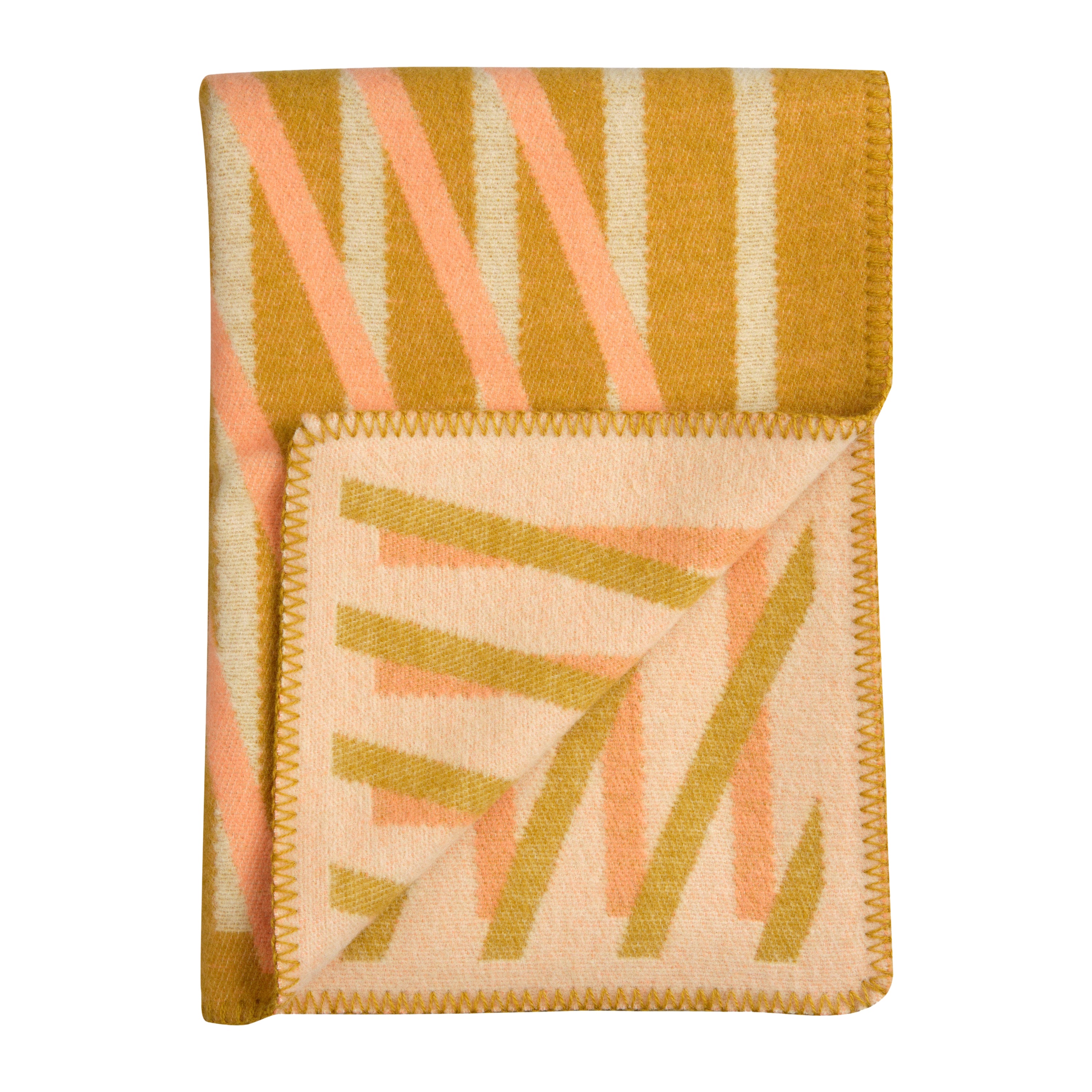 RÃ¸ros Tweed Bislett Plaid - Peach / Pistachio