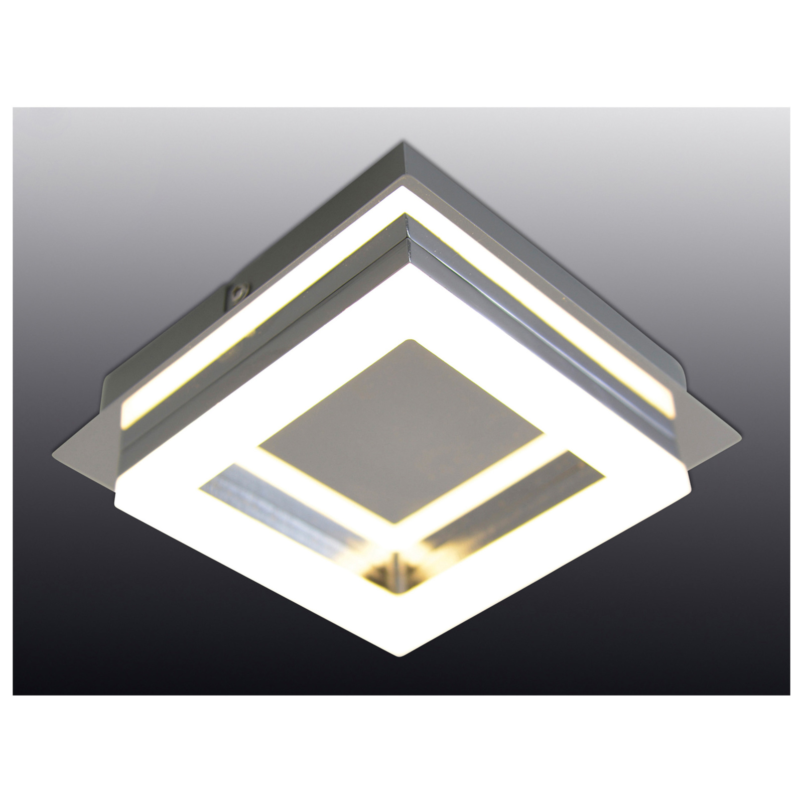 LED-Deckenleuchte BRISTOL - Chrom - 15 cm