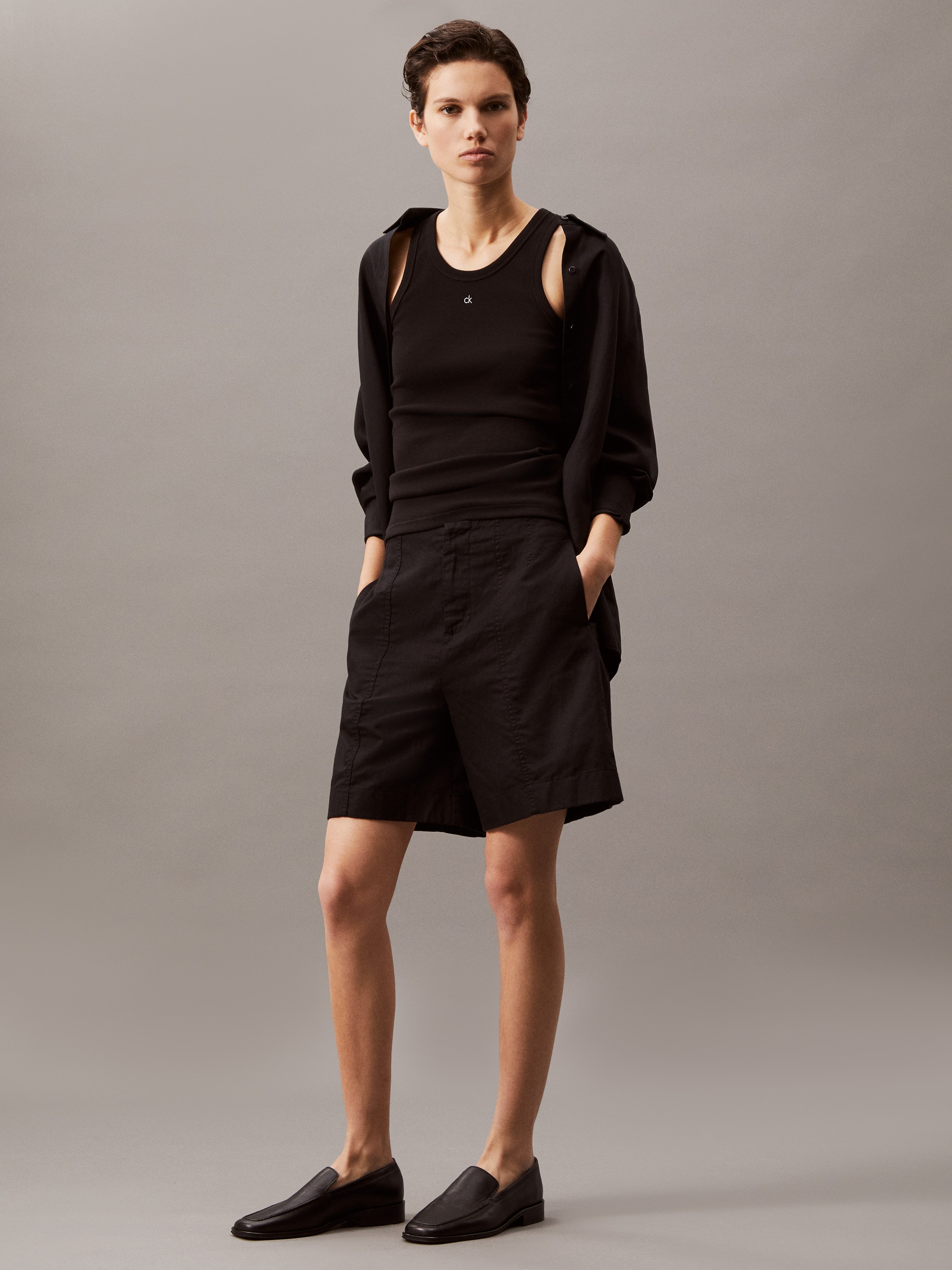 Calvin Klein Jeans Bermudas »SOFT LINEN SHORT«  im Bermuda-Stil