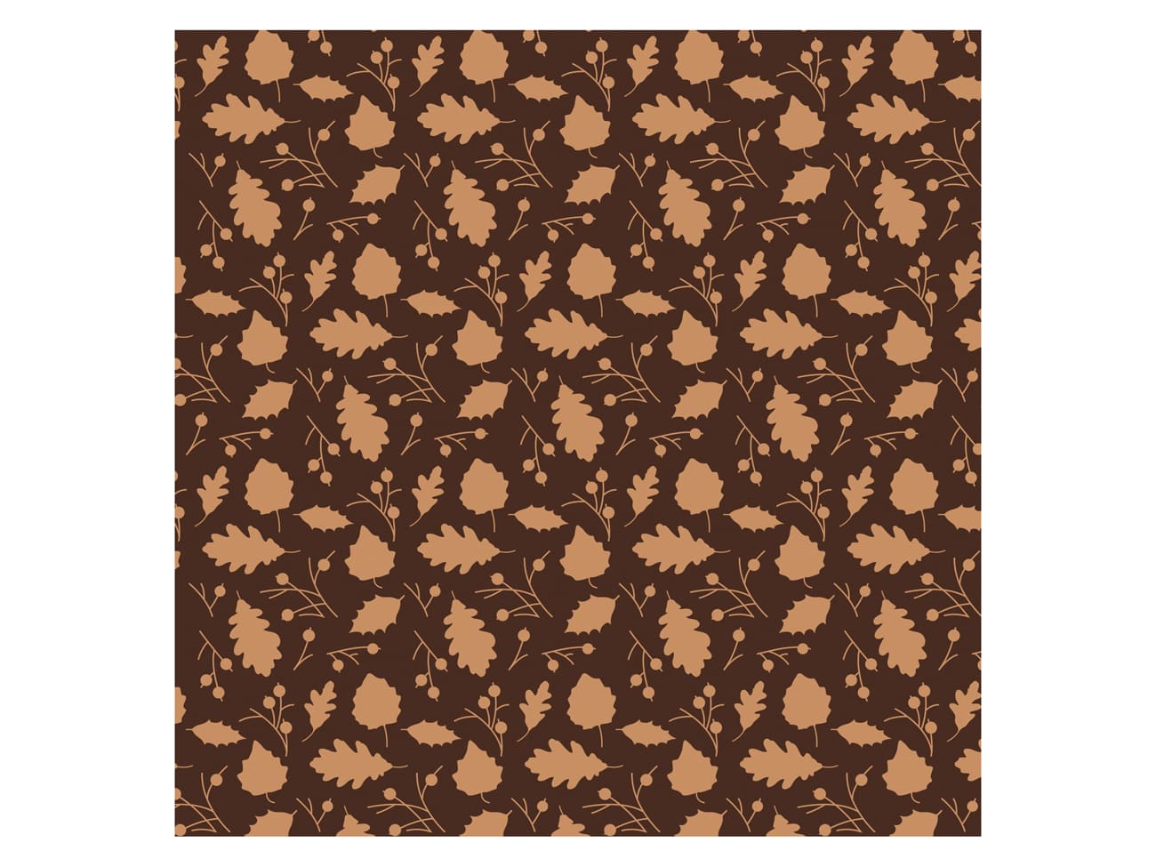 Feuille de transfert chocolat - Décor Clairière - Lot de 3 feuilles - Florensuc