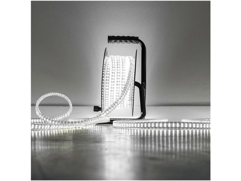 Ekström LED Schlauch Kabelrolle doppelseitig 15 m IP55 Feuerresistent / UV-beständig