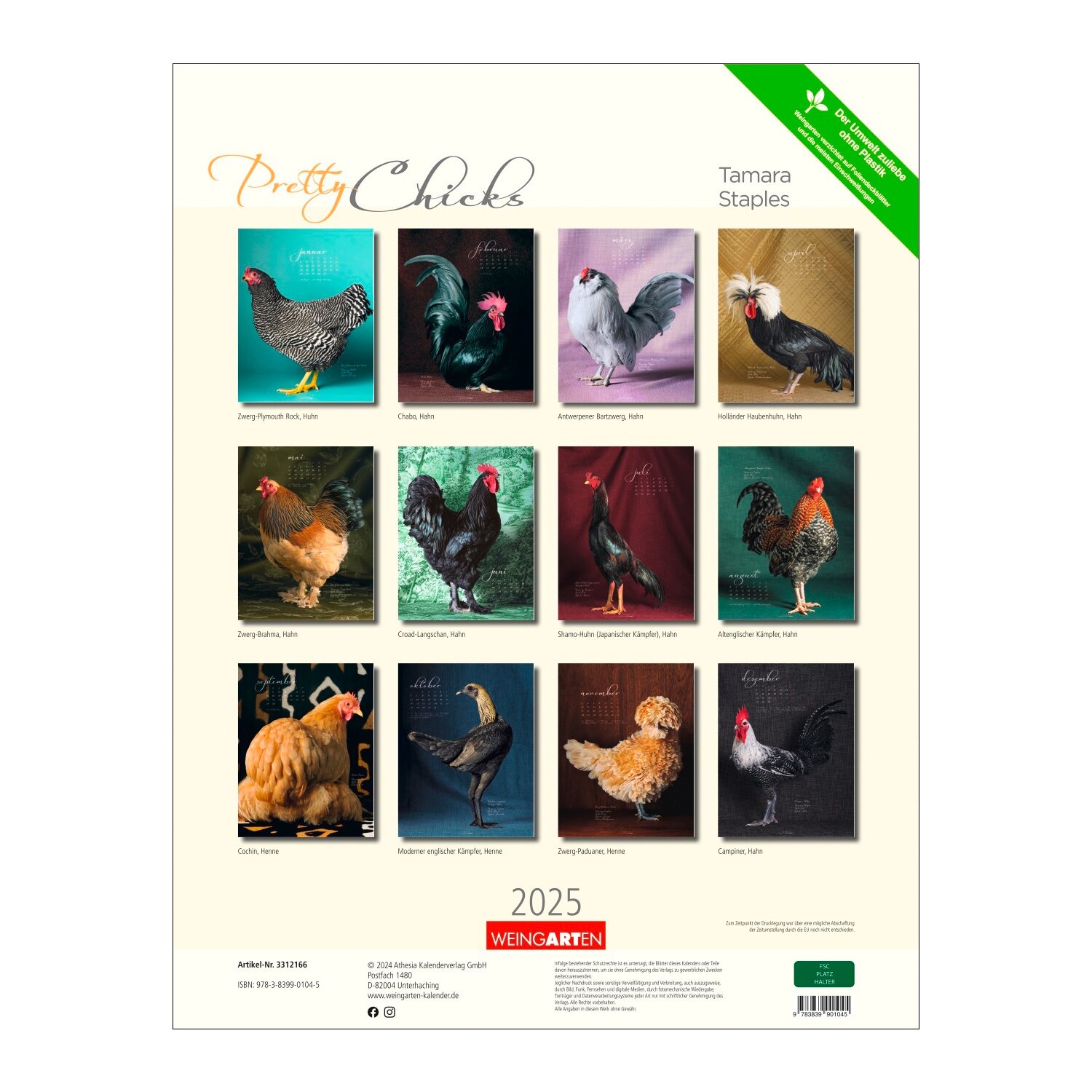 Kalender 2025 Pretty Chicks  - 2025