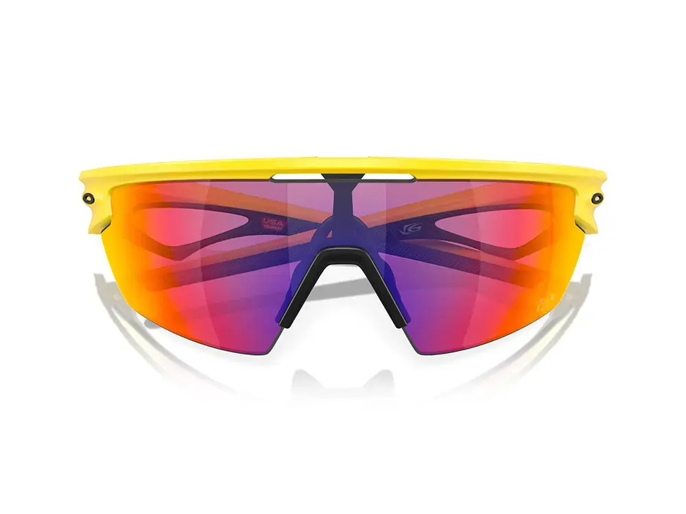 Oakley Sphaera Sport Zonnebril Prizm Road Lens Mat Geel