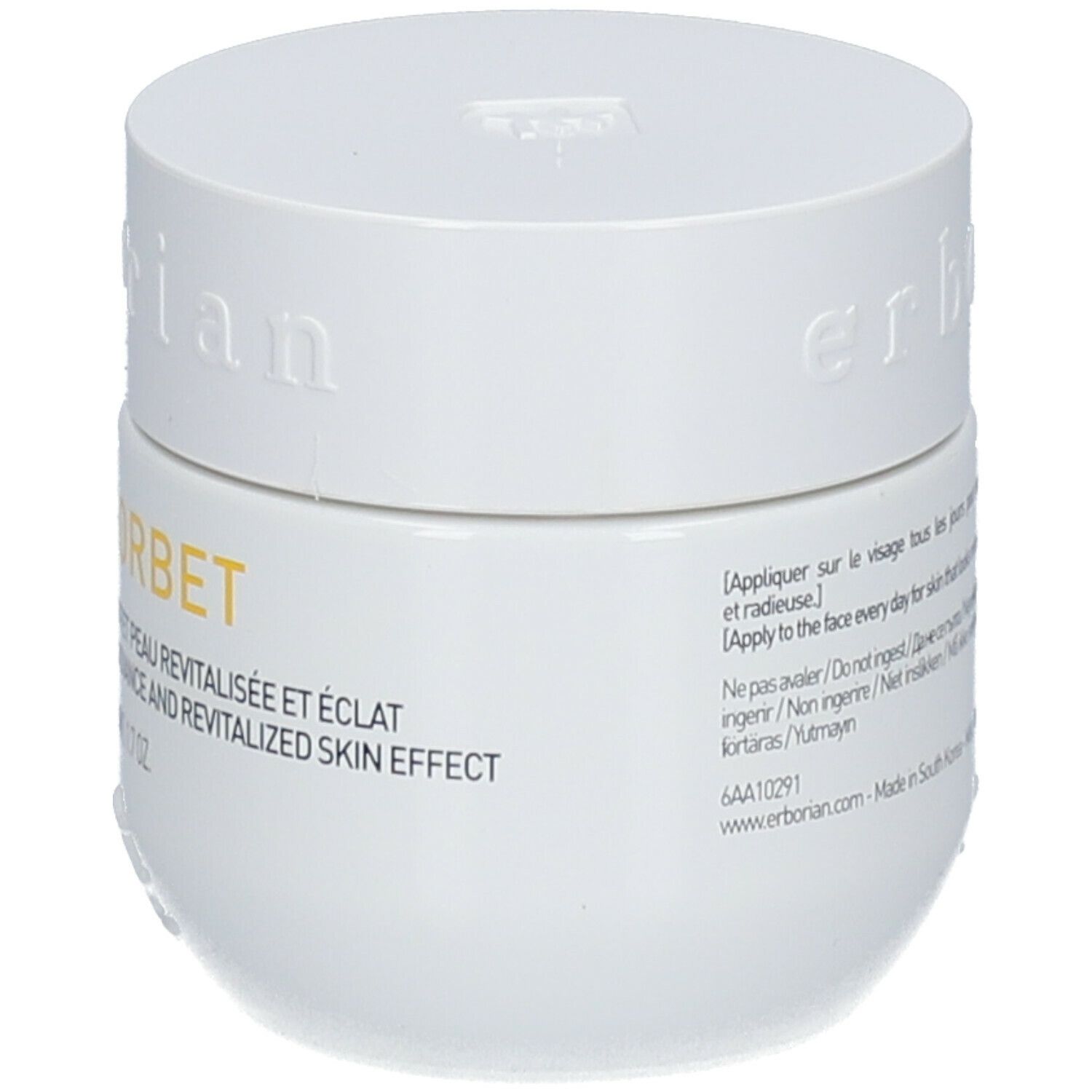 Erborian Korean Skin Therapy Paris Seoul Yuza Sorbet Day