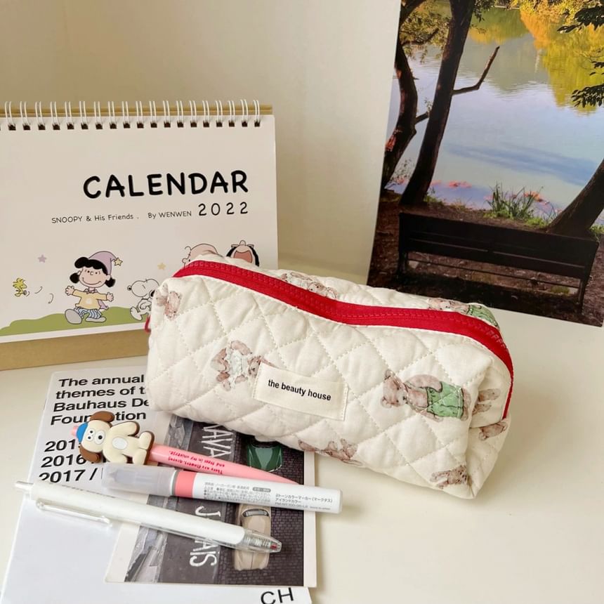 ZenlyHabit - Bear Fabric Make-uptas / Organizertas / Etui