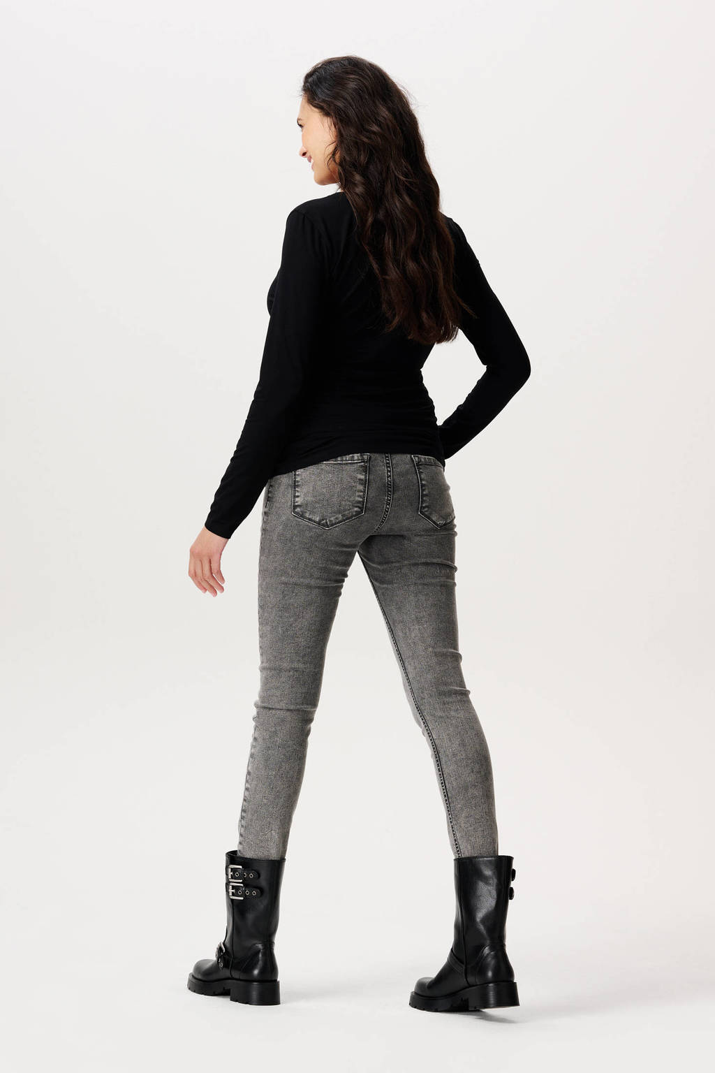Noppies zwangerschaps jeggingElla grey denim