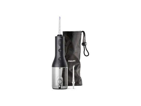 Philips Sonicare Power Flosser 3000 HX3826 - Mundskylning - trådløs - sort