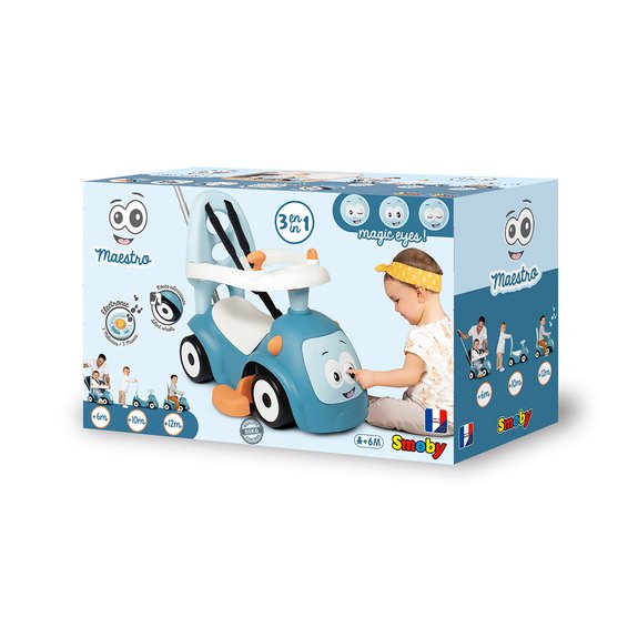 Porteur Maestro Balade Bleu - Smoby