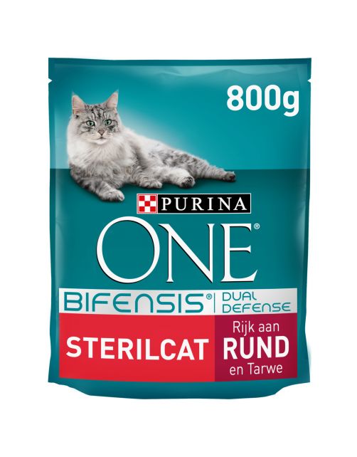 Purina One Sterilcat - Kattenvoer - Rund Granen 800 g