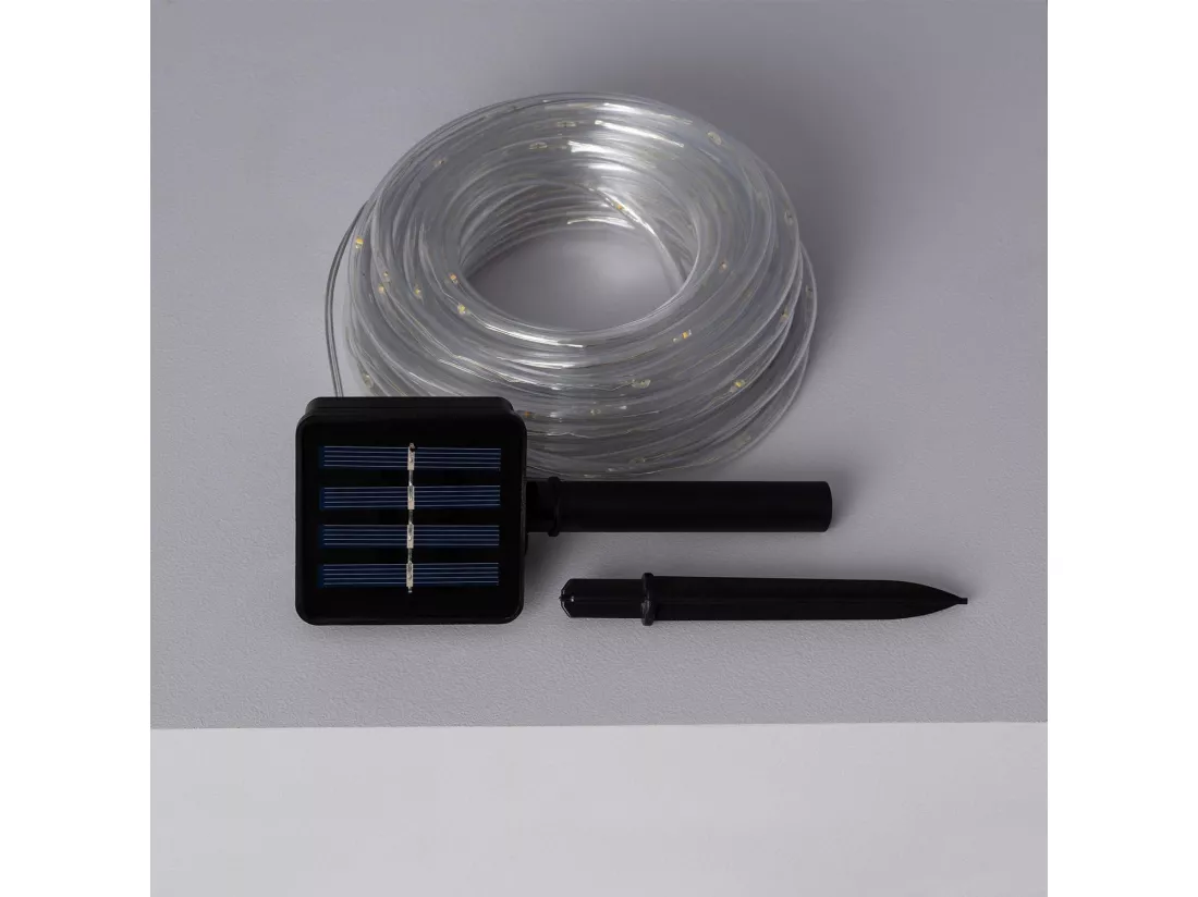 Guirlande Solaire Extérieure de Ruban LED 11m 3000K Blanc chaud