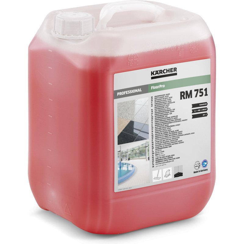 Kärcher - De´tergent en profondeur FloorPro RM 751, acide