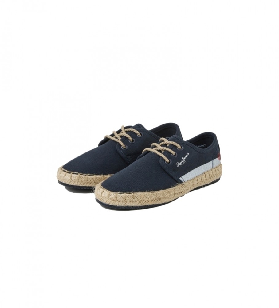 Tênis Pepe Jeans Blucher Tourist Lace na cor azul marinho