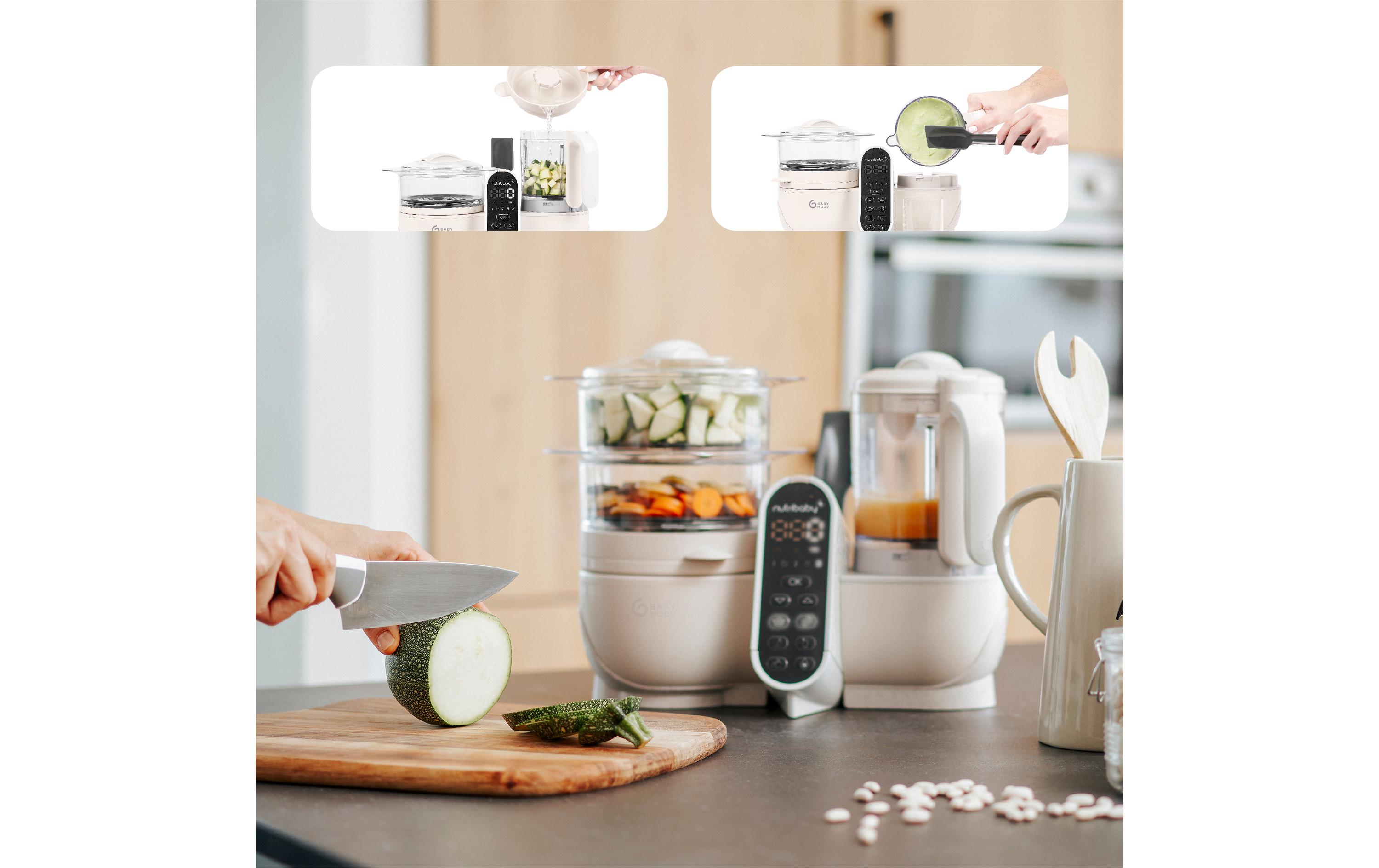 Multitool Nutribaby Plus Mineral Beige<br>Multifunktionaler Babynahrungszubereiter