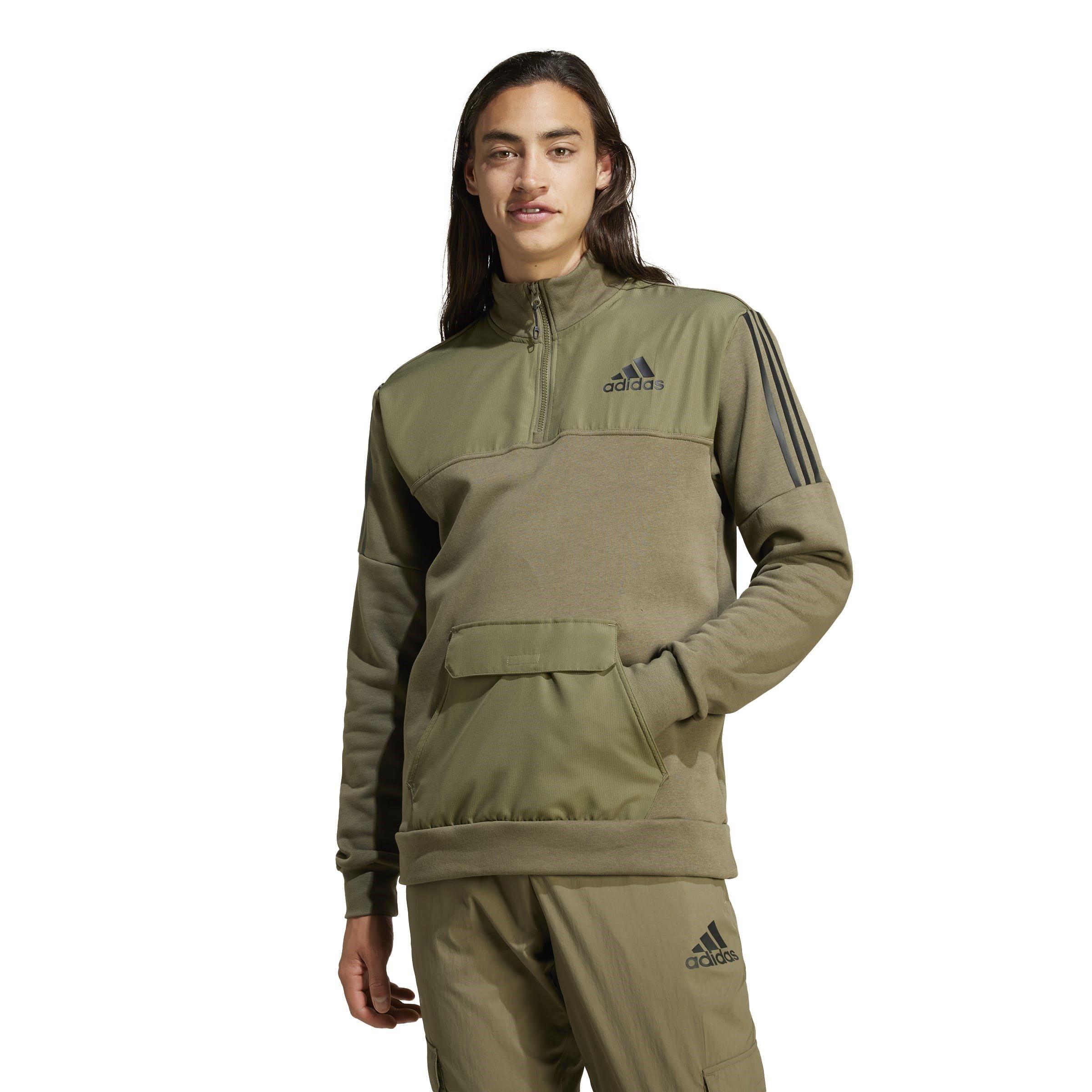 adidas Quarter Zip Tech Track Jacket Mens