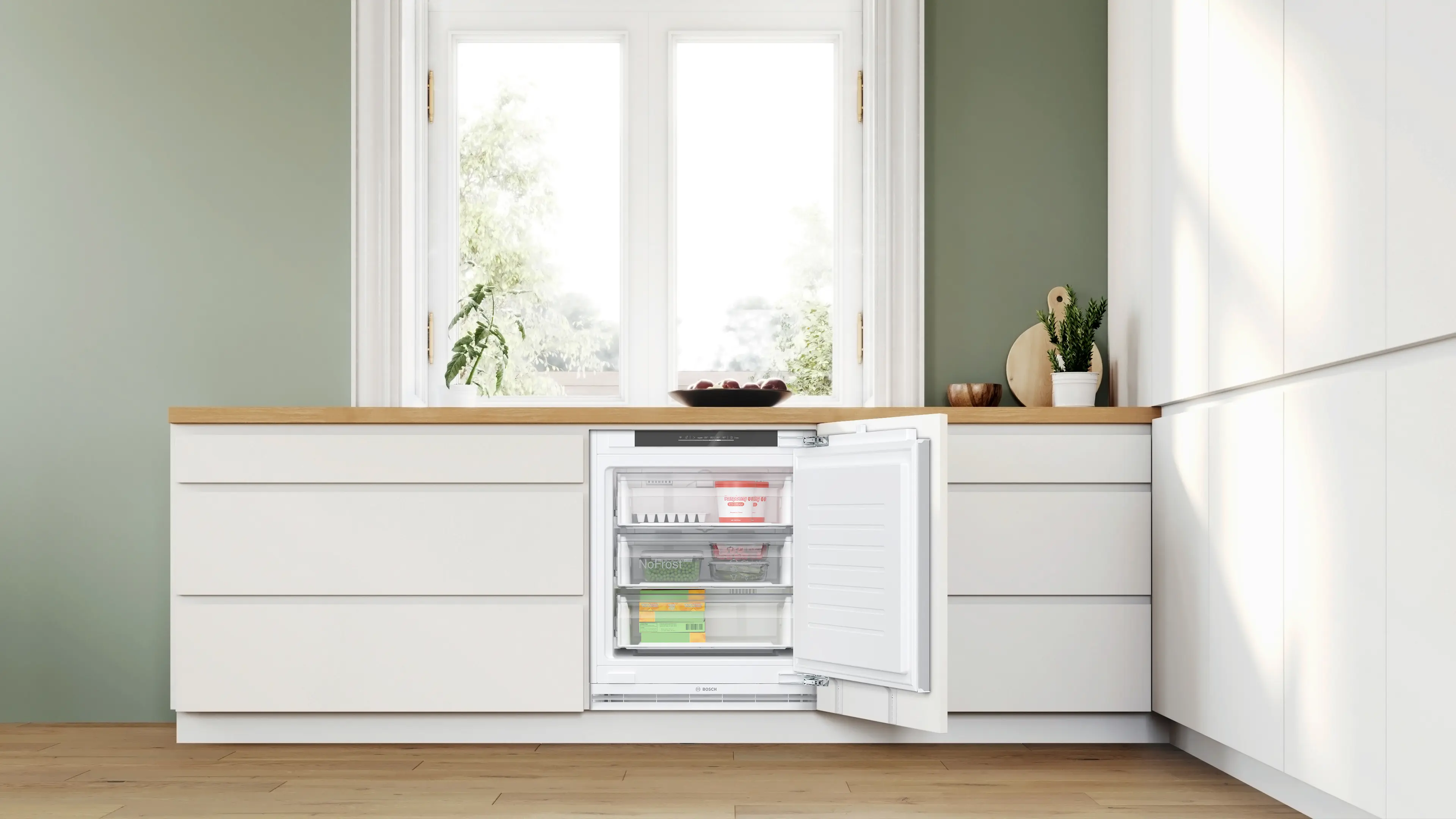 Serie 6 Onderbouwvriezer 82 x 59.8 cm Vlakscharnier met SoftClose