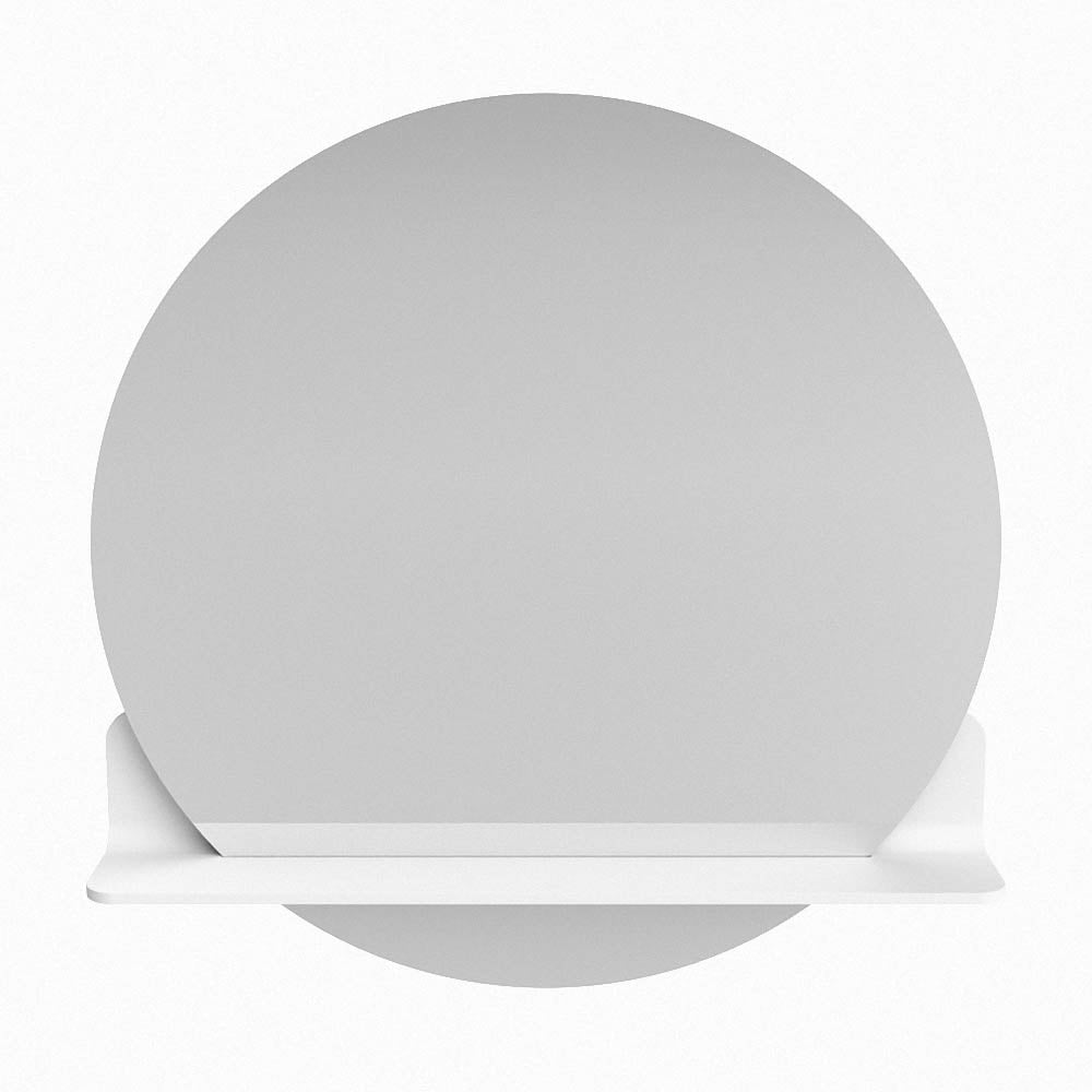 Mondiaz Spot spiegel rond Ø70cm met planchet talc