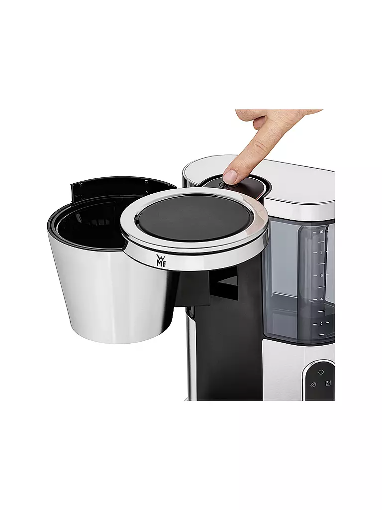 WMF Lumero Kaffeemaschine mit Glaskanne silber