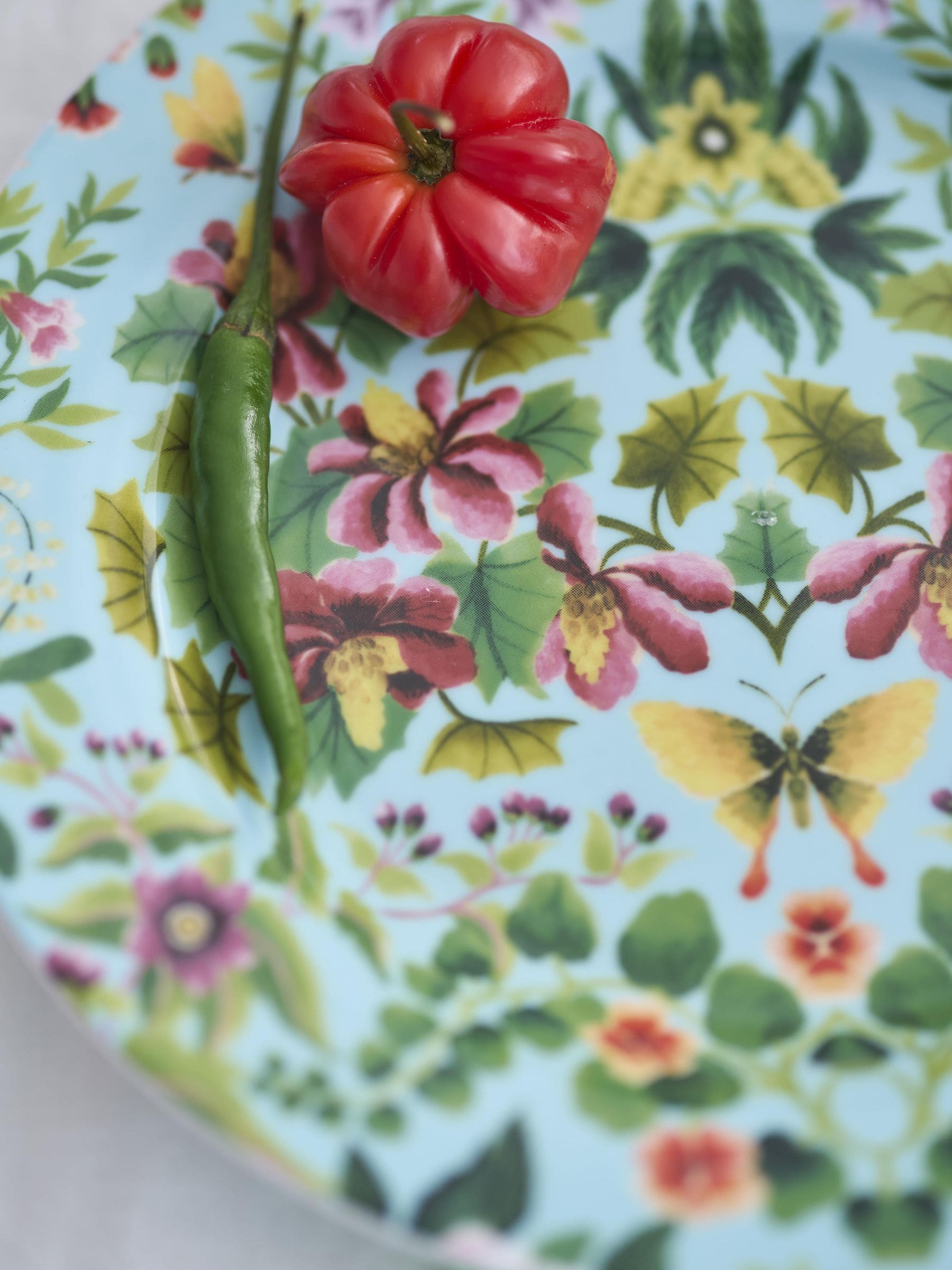 Designers Guild 4 Ikebana Damask bijgerechtbordjes