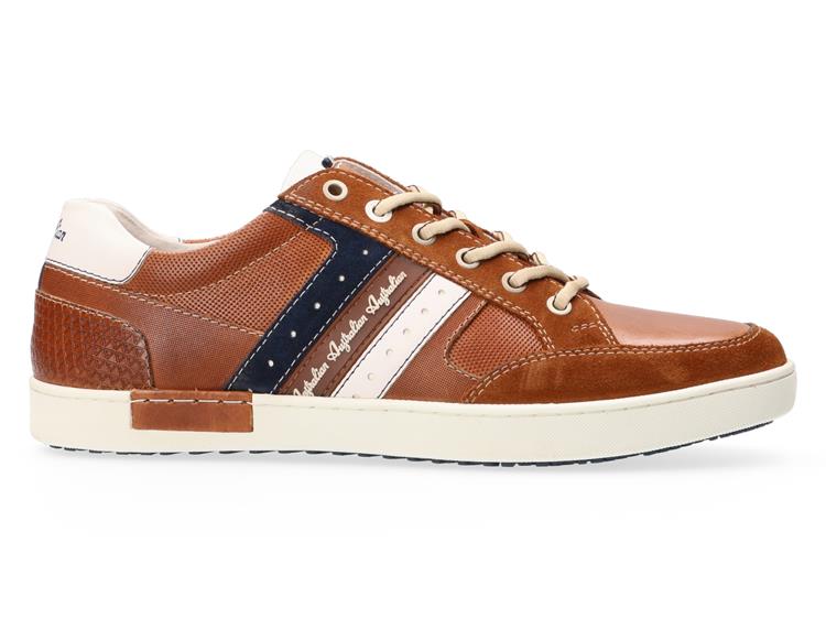 Australian Footwear Nottingham Leather Tan-Blue-White [T30]