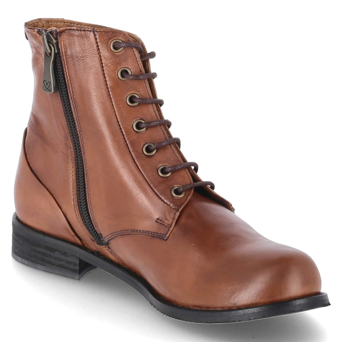 EverybodySchnürstiefeletten AZALEA - Ginger gianduia