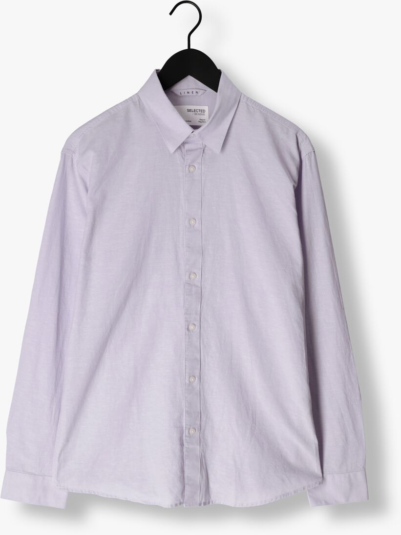 SELECTED HOMME lila selected homme klassiek overhemd slhregnew-linen shirt ls classic w