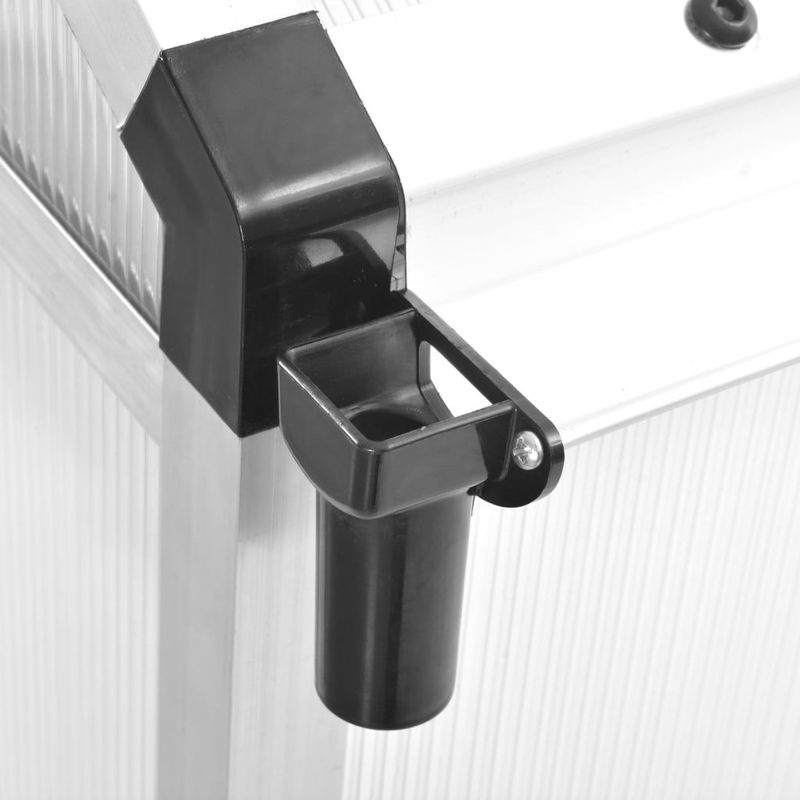 Tuinkas - Ruim - Dubbelwandig Polycarbonaat - Aluminium Constructie - 5,74 m²